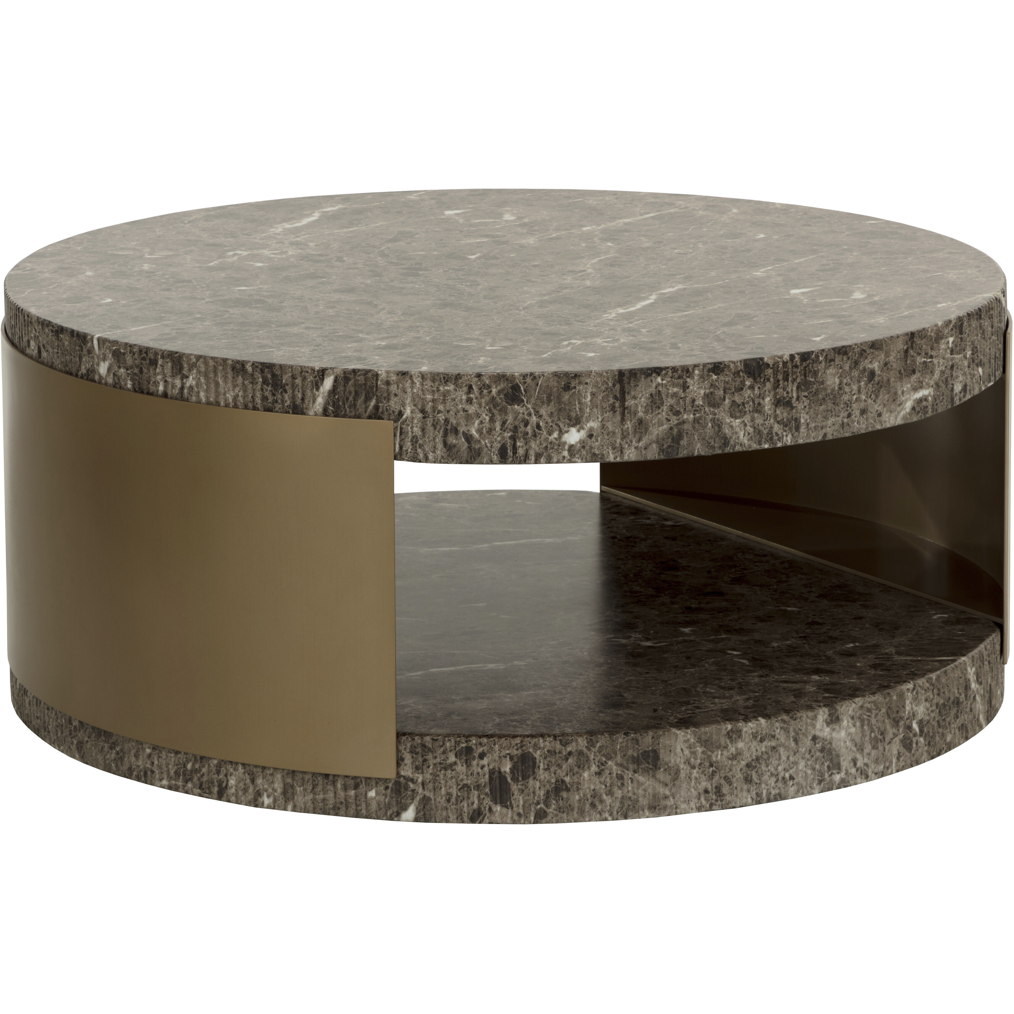 Cavette 38 X 16 inch Marble Look / Dark Emperador Outdoor Coffee Table